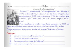 Jaume I Lectura Senzilla