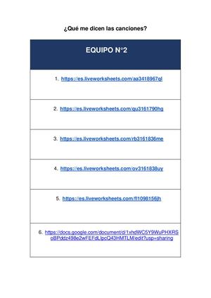 Qué Me Dicen Las Canciones2