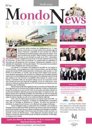 Mondonews 10 -  Avril 2023