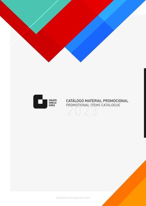 Catalogo Material Promocional