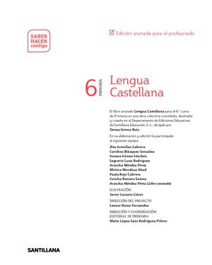 Castellano 6 Tercer Trimestre