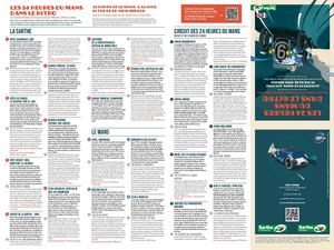 Carte du centenaire des 24 Heures du Mans