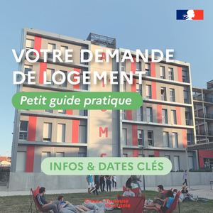 Guide demander un logement Crous 2023