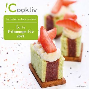 Catalogue Cookliv Carte Eté 2023