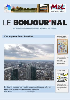 Bonjour'nal N°31
