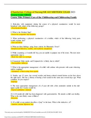 Nr 602 Midterm Exam 2023