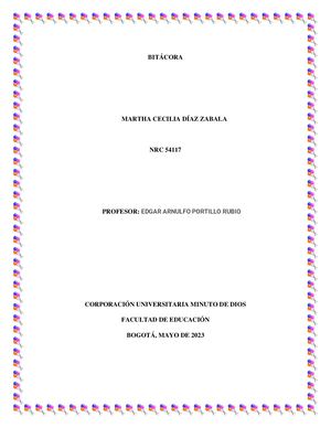 Bitácora Práctica 1