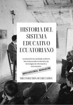 Historia Del Sistema Educativo Ecuatoriano (1)