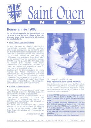 St Ouen de Mimbré - Janvier 1996 - N°2