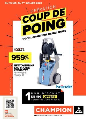 CHAMPION - Opération Coup de poing spécial CHANTIERS BEAUX JOURS