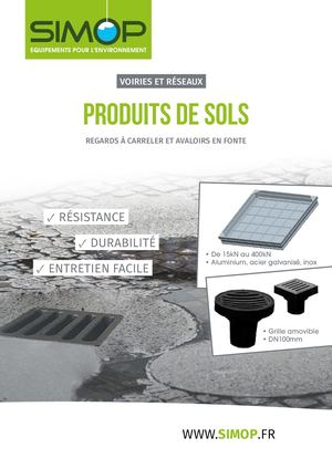 Dépliant Produits De Sols SIMOP