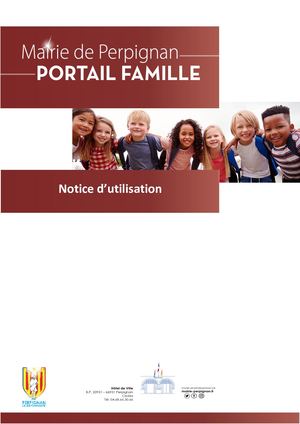 Notice PORTAIL FAMILLE