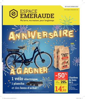 Publicité Anniversaire Espace Emeraude 2023