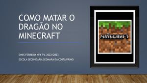 Como Matar O Dragão No Minecraft