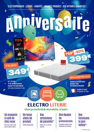 Anniversaire Electro Literie 2023 Le Bugue