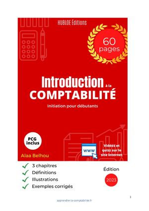 Introduction à La Comptabilité