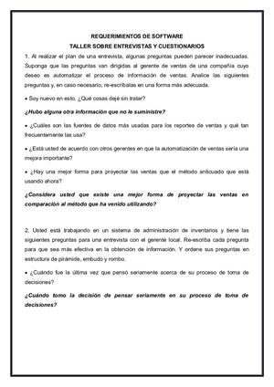 Requerimientos De Software