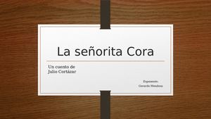 la señorita Cora