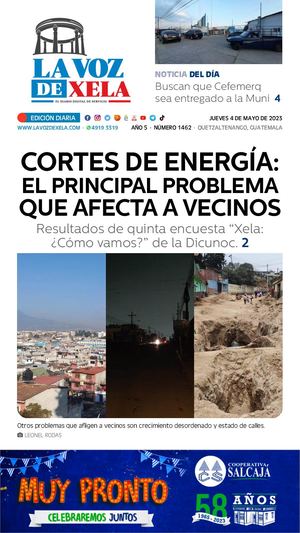 EDICIÓN DIGITAL #1462 del diario LA VOZ DE XELA