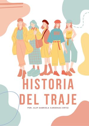 BITÁCORA DE HISTORIA DEL TRAJE