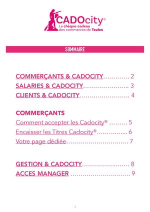 Guide pratique Cadocity®
