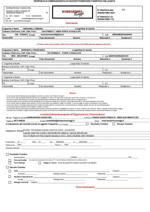 CONTRATTO BENDINELLI FRANCESCO