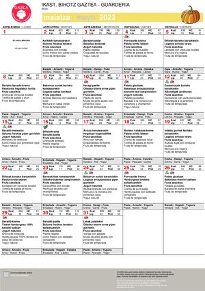 Ikast Bihotz Gaztea Guarderia Comidas Basal Mayo 2023