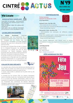 Cintré Actus N°49