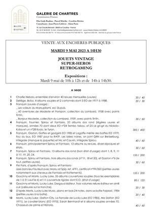 09/05/2023 - Chartres - Jouets Vintage - Super-heros - Retrogaming