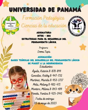 Bases teóricas del desarrollo del pensamiento lógico matemático de Piaget  a la neurociencia