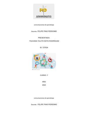 Comunicaciones De Aprendizaje De Soto
