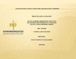 Cartilla De Natación Parte Final