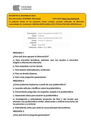Autoevaluacion 1 Laboratorio De INNOVA