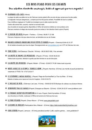 Les Bons Plans Pour Les Enfants