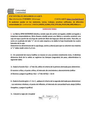 CÁLCULO DIFERENCIAL CONSOLIDADO 2