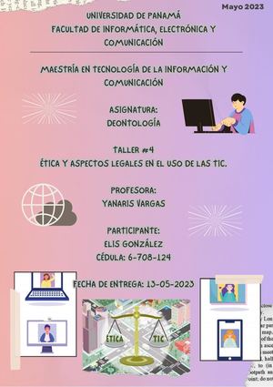 ÉTica Y Aspectos Legales En Las Tics