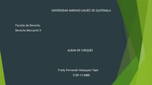 Album De Cheques