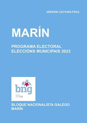 Programa Municipais 2023 Lectura Fácil