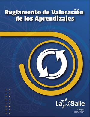 CLS PSI GA RG 001 Reglamento De Valoración De Los Aprendizajes V002