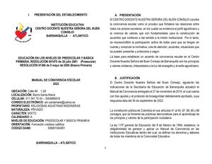 AJUSTES MANUAL DE CONVIVENCIA 2023