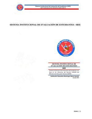 SIEE IEM MARÍA GORETTI