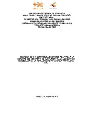 INFORME N°1655 PASANTIA ADMINISTRATIVA  TRABAJO DE GRADO 2021
