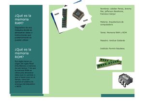 Triptico De Arquitectura