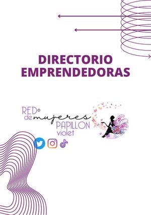 DIRECTORIO EMPRENDEDORAS