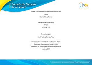 Tarea 4 –Imagenología Convencional