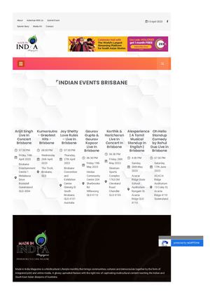 Indian Events in Brisbane - made in india magazine