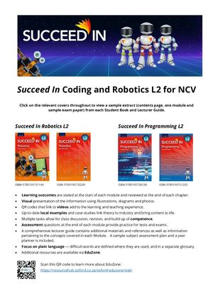 Calaméo - Coding and Robotics Information Sheet