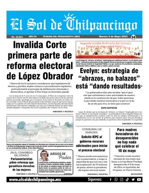 El Sol De Chilpancingo 9 Mayo 2023