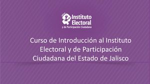 Introduccion al IEPC Jalisco