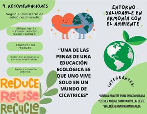 Folleto de la contaminación ambiental